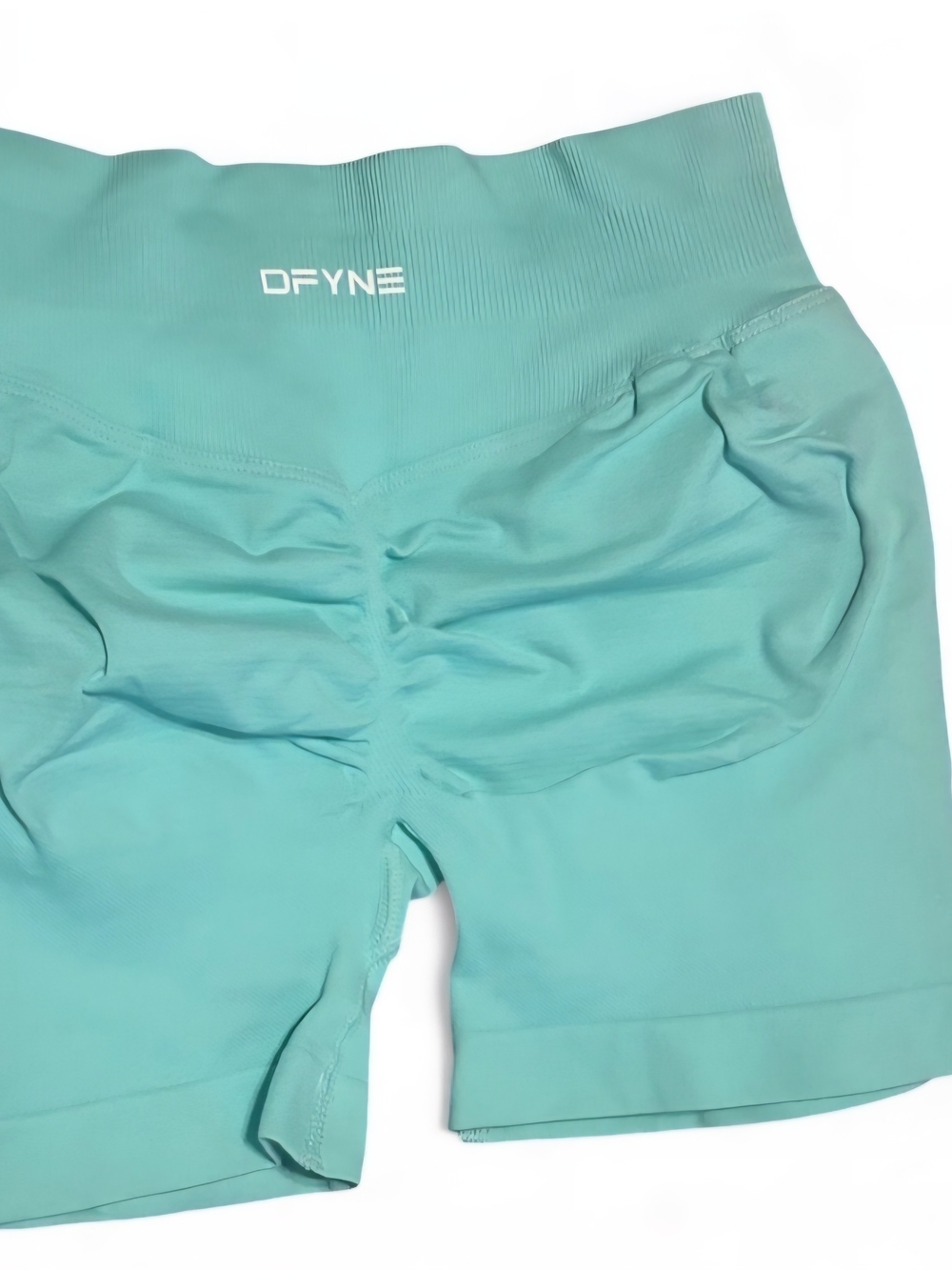 DFYNE Women’s Aqua High-Waist Scrunch Bike Shorts